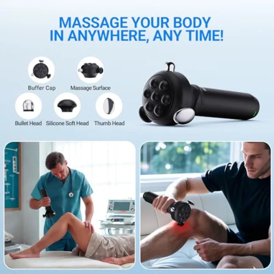 Pro Max Vibration Therapy Massage Gun 6500RPM Deep Tissue Massager