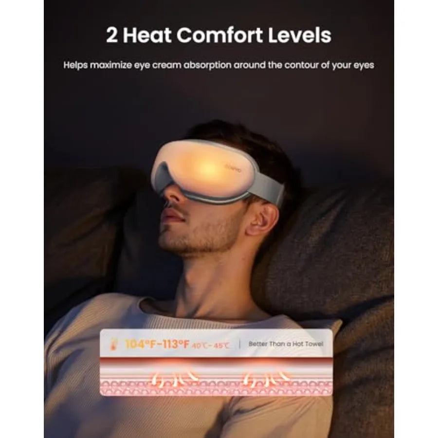 Eye Massager With Heat Sleep Mask For Deep Relaxation Therapy