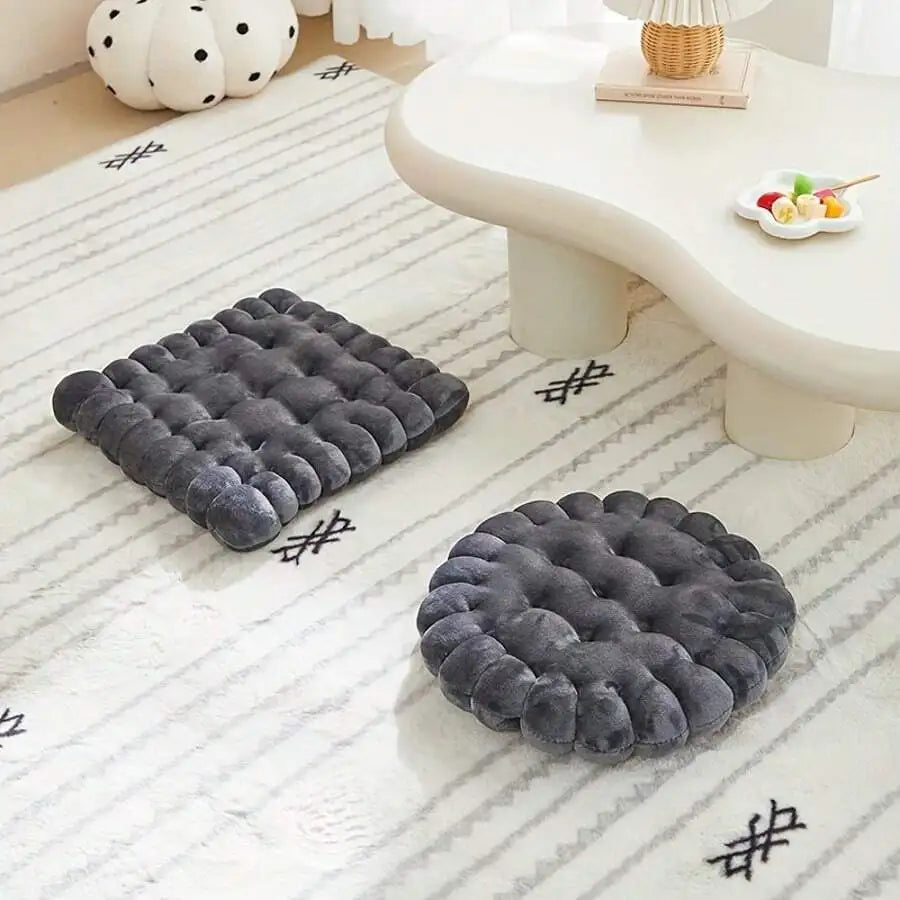 Circular Biscuit Meditation Cotton Floor Cushion Pillow