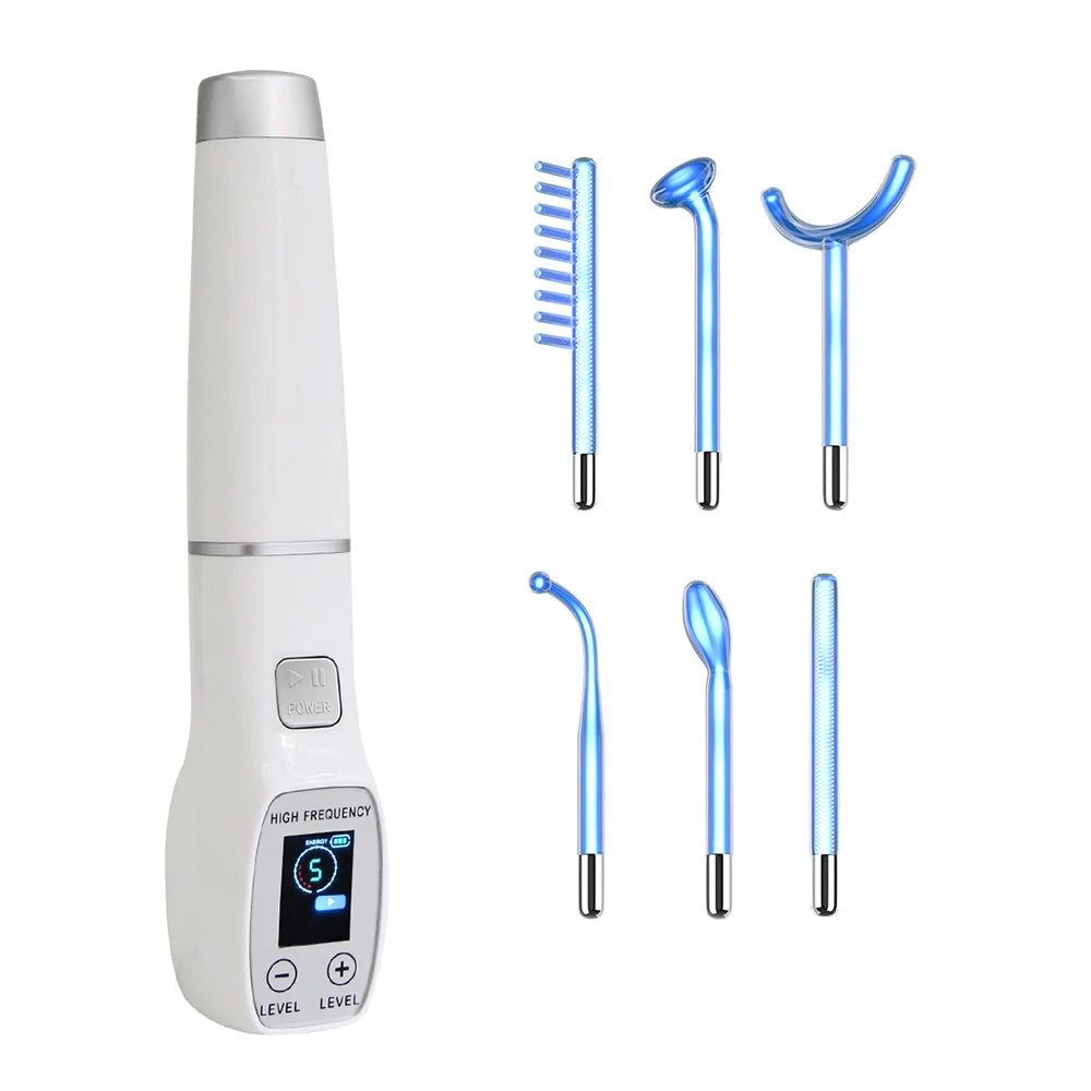 YUET WIN High Frequency Electrode Wand for Acne Therapy