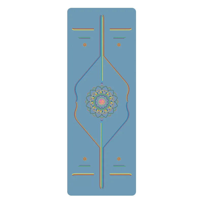 Natural Rubber Yoga Mat Providing Comfortable Cushioning for Regular Exercises