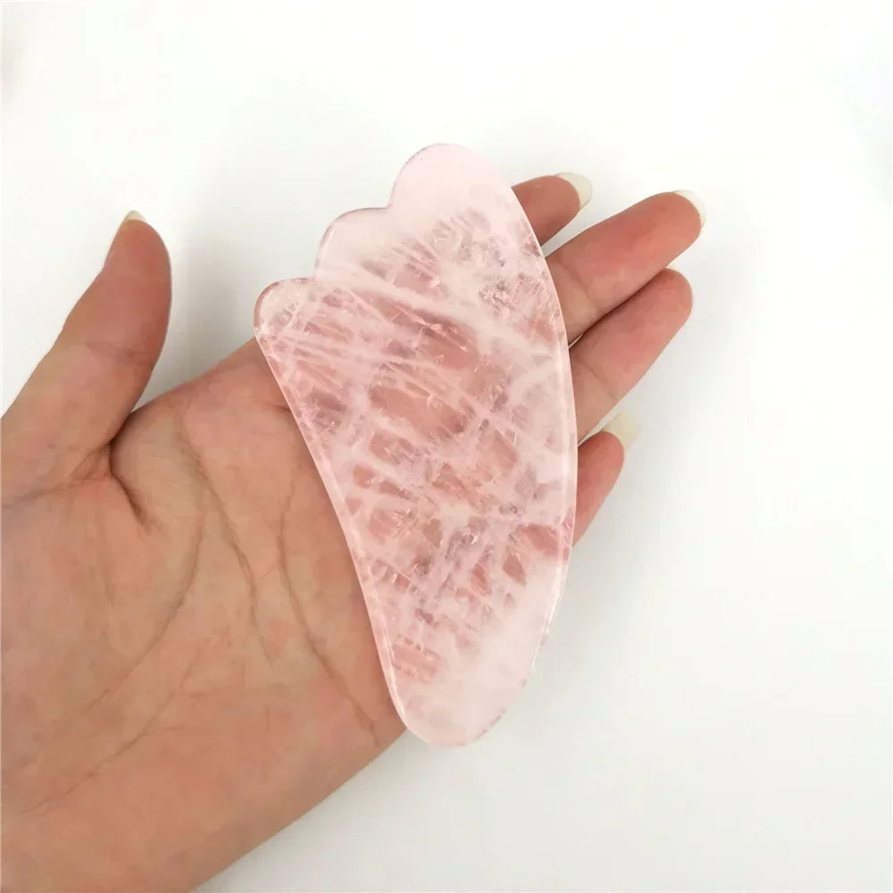 Dawndesslo Natural Jade Roller Gua Sha Set For Facial Massage