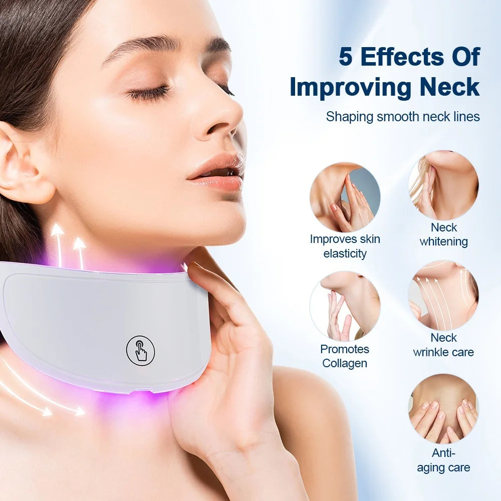 Foreverlily LED Neck Mask Photon Anti Wrinkle Skin Care