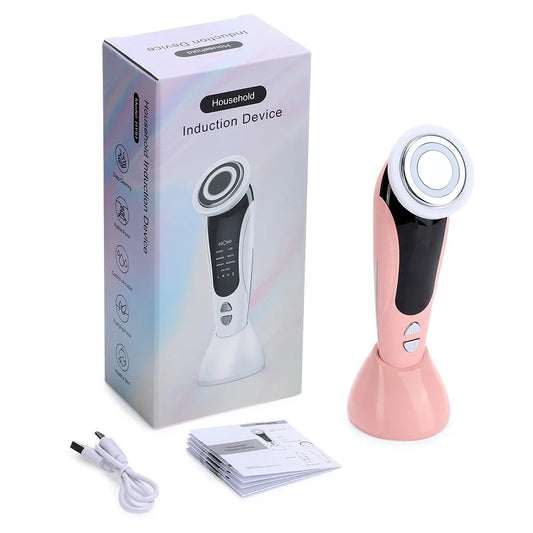 EMS Facial Massager LED Light Therapy Sonic Ion Vibration