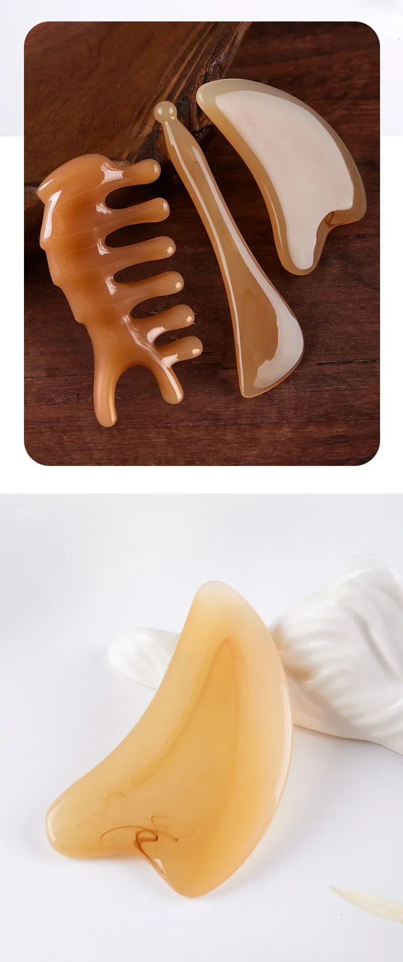 Face Lifting Guasha Resin Scraping Massage Facial Scraper Tool Eye SPA Massage Plate Reduce Puffiness Nose Lifting Nose Massager