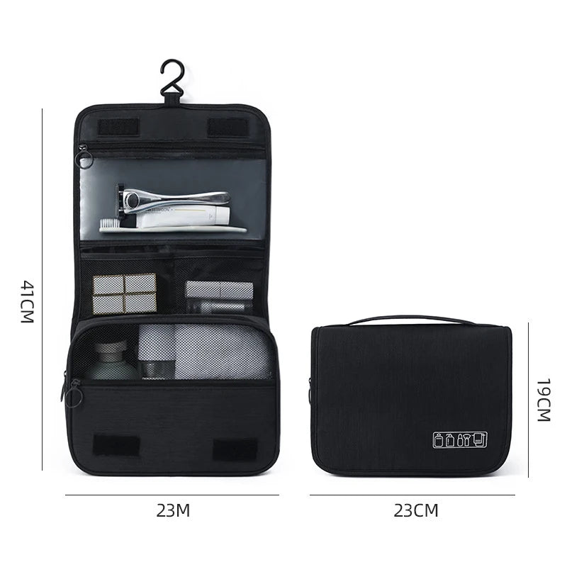 NONECN Large Capacity Travel Storage Waterproof Makeup Bag Organizer