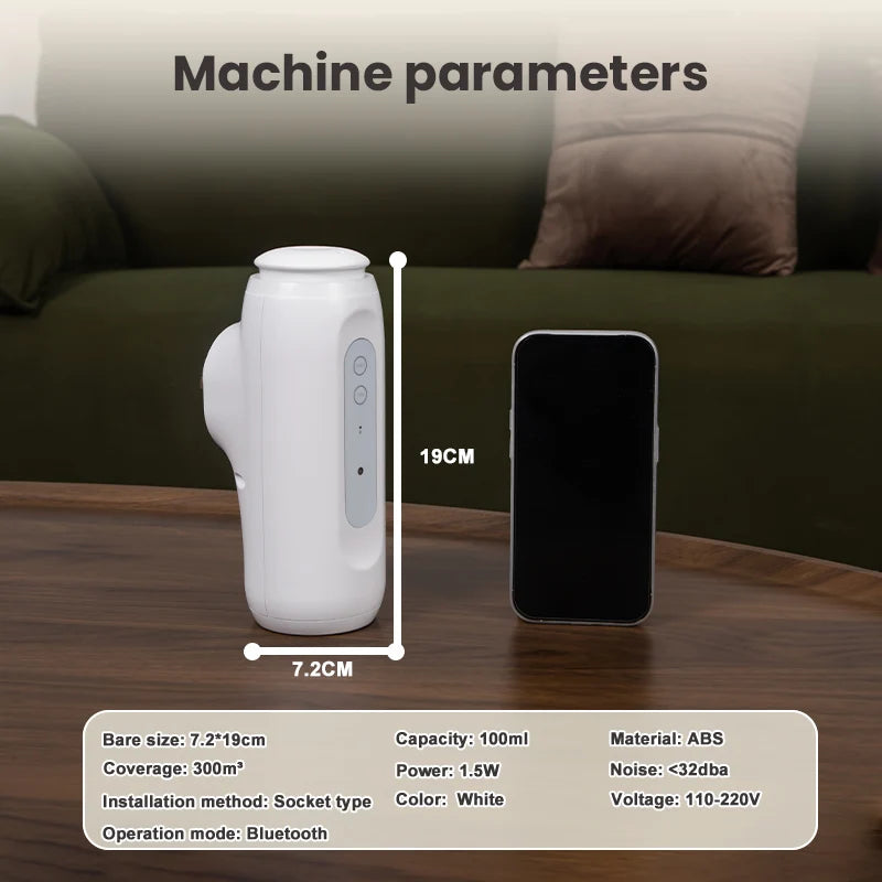 NAMSTE Wall Mounted Bluetooth Aroma Diffuser Air Freshener