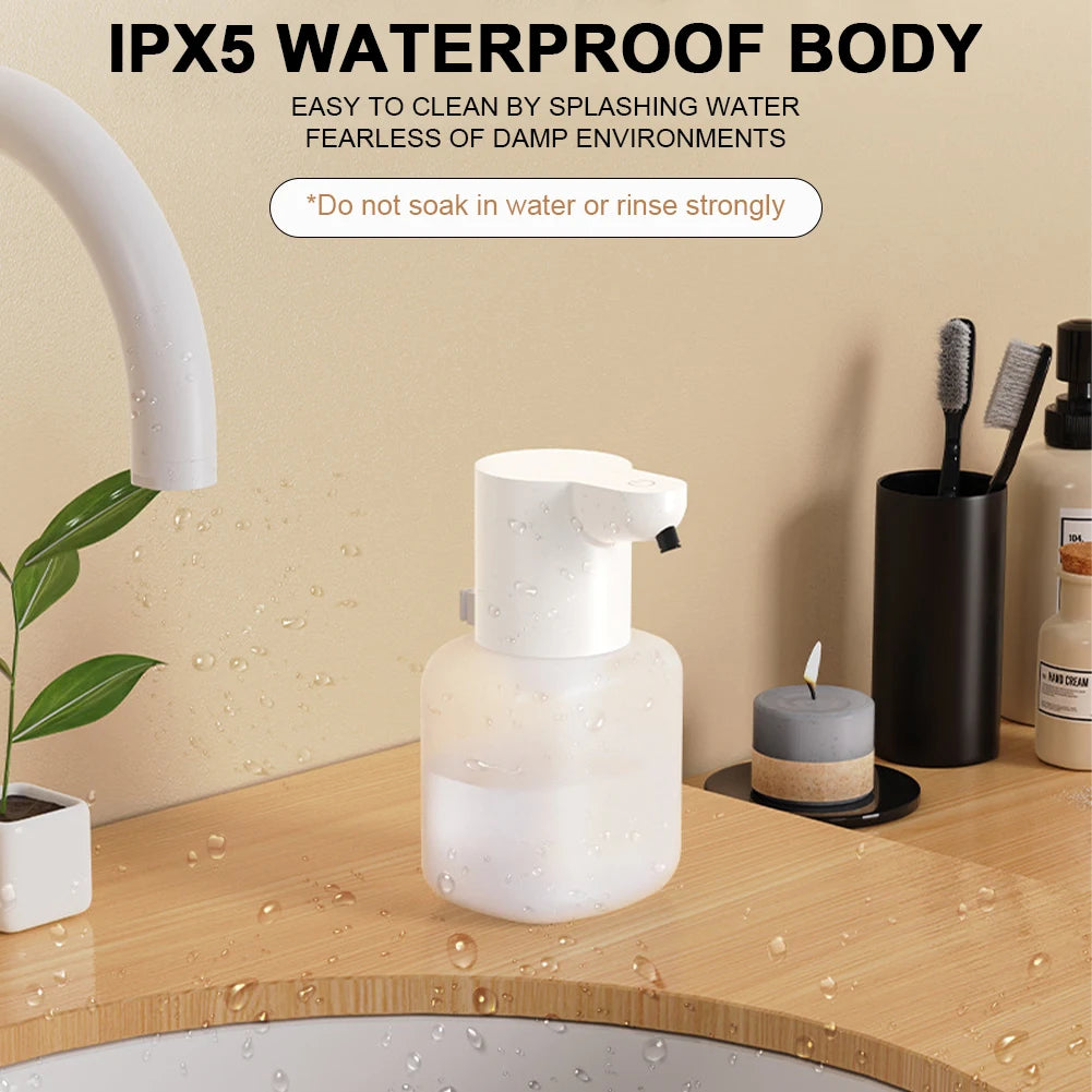 Automatic USB Rechargeable Foam Soap Dispenser For Kitchen And Bathroom