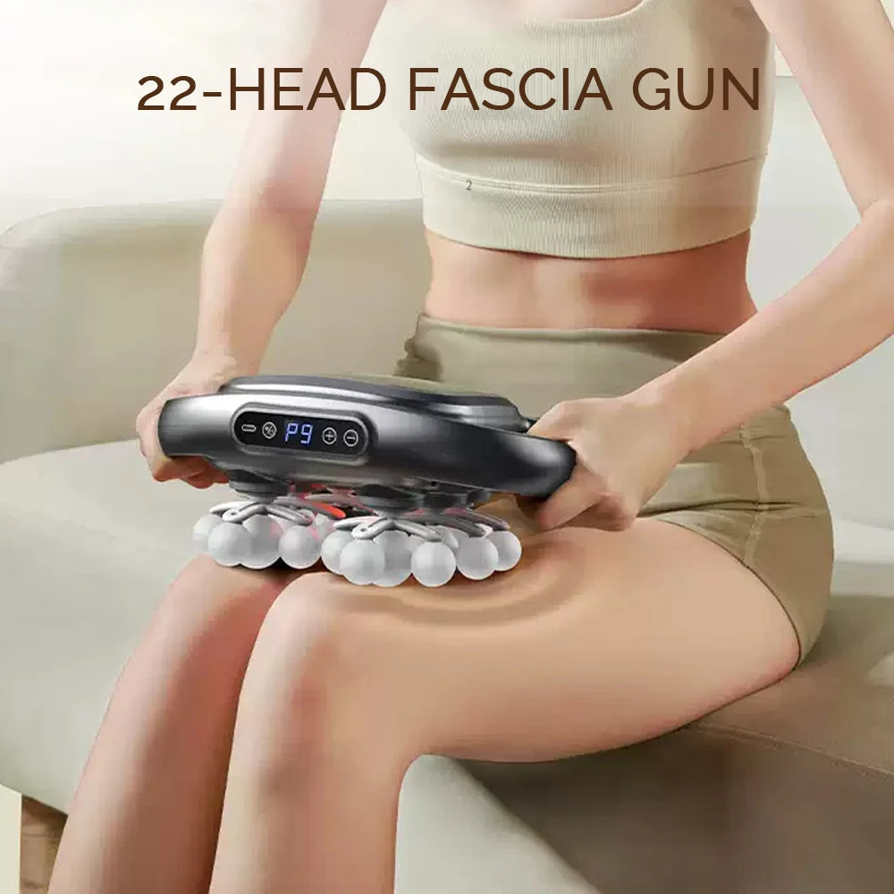 Foreverlily High Frequency Vibration Fascia Gun Professional Body Massager