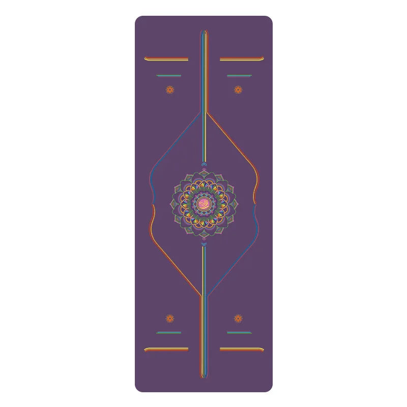 Natural Rubber Yoga Mat Providing Comfortable Cushioning for Regular Exercises