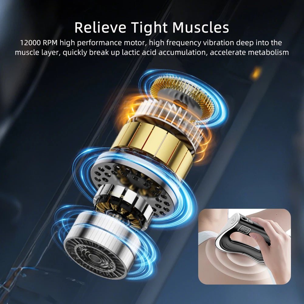 Foreverlily Electric Fascia Knife Massager For Full Body Muscle Relaxation