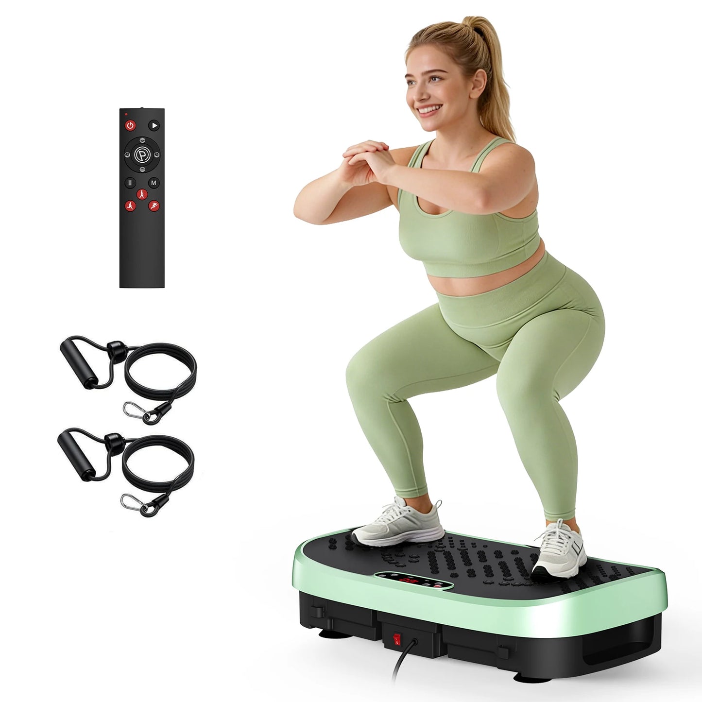 Vibration Plate Fat Burning Machine 120 Speed Levels 330lbs Capacity