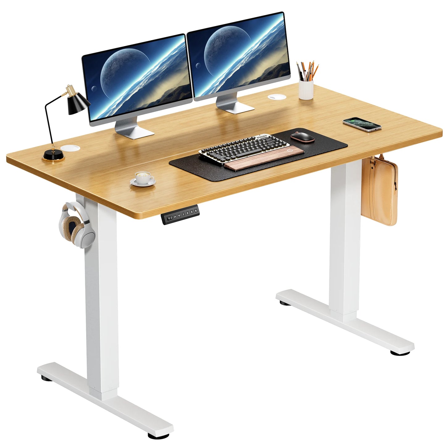 JHK Electric Standing Desk Height Adjustable Ergonomic Office Desk