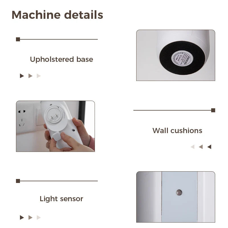 NAMSTE Wall Mounted Bluetooth Aroma Diffuser Air Freshener