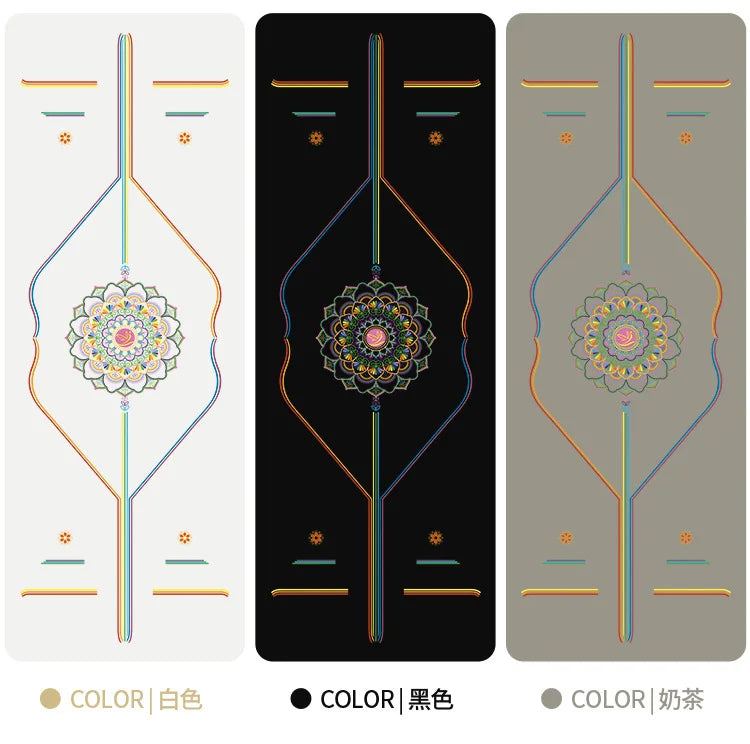 Natural Rubber Yoga Mat Providing Comfortable Cushioning for Regular Exercises