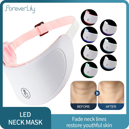 Foreverlily LED Neck Mask Photon Anti Wrinkle Skin Care