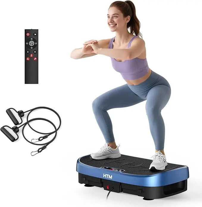 120 Speed Vibration Plate Whole Body Workout Fitness Plate Quiet Operation Vibration Platform Slimming for Home Gym Toning