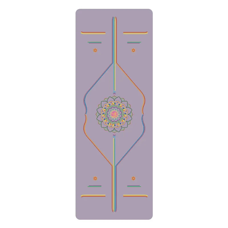 Natural Rubber Yoga Mat Providing Comfortable Cushioning for Regular Exercises