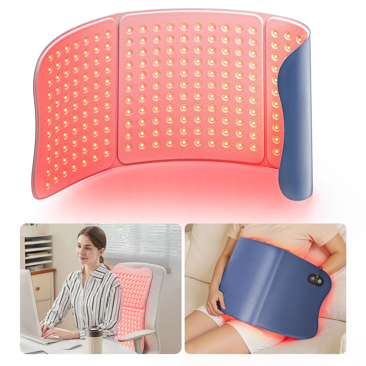 Hello Face LED Light Therapy Mat 660nm 850nm Near Infrared