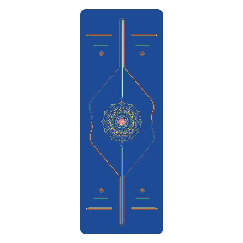 Natural Rubber Yoga Mat Providing Comfortable Cushioning for Regular Exercises