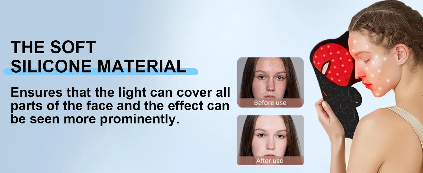 UBilli Portable Led Face Mask Light Therapy Anti Aging