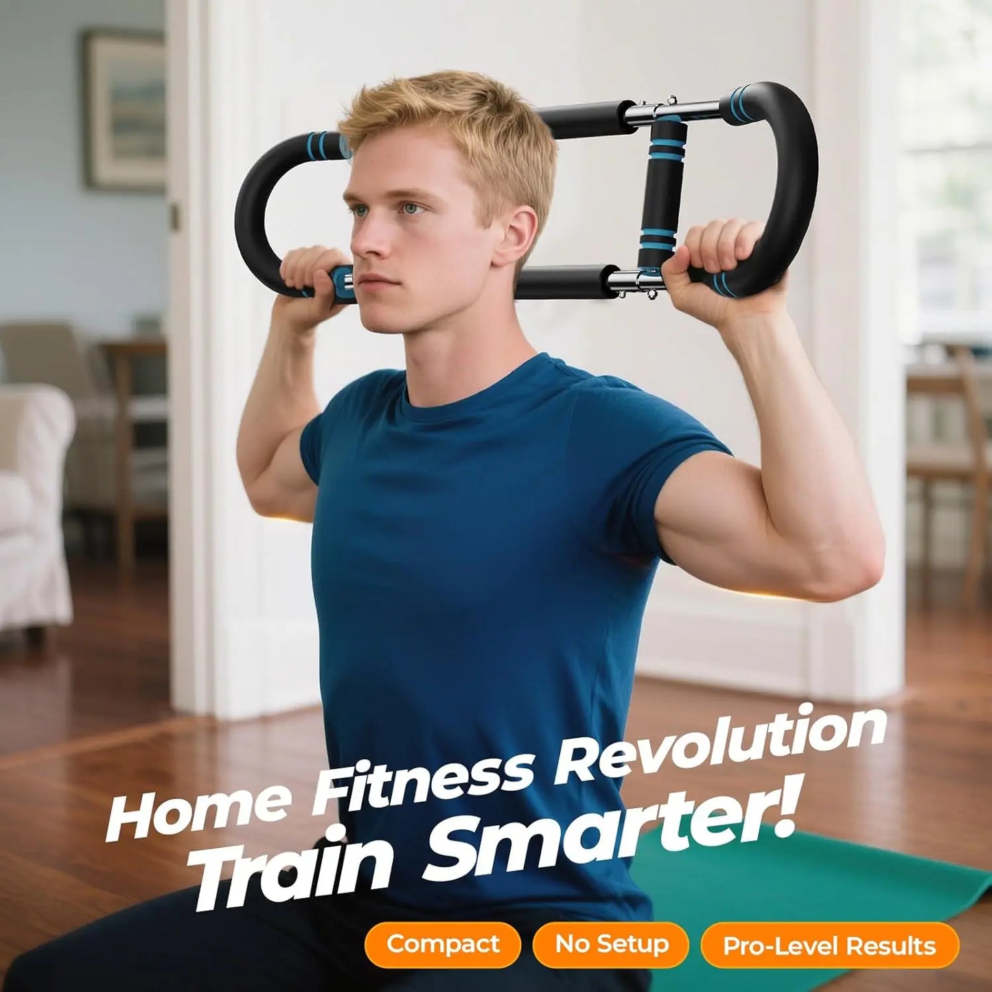 U Shape Arm Trainer Gripper 60-100 Lb Power Twister Bar