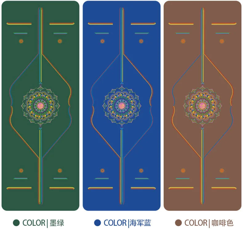 Natural Rubber Yoga Mat Providing Comfortable Cushioning for Regular Exercises