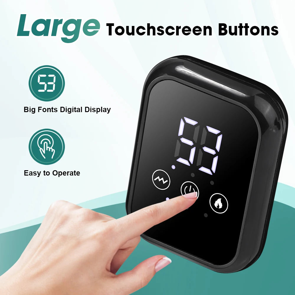 PastSky Electric Heated Shoulder Massager With Touch Screen And Timer