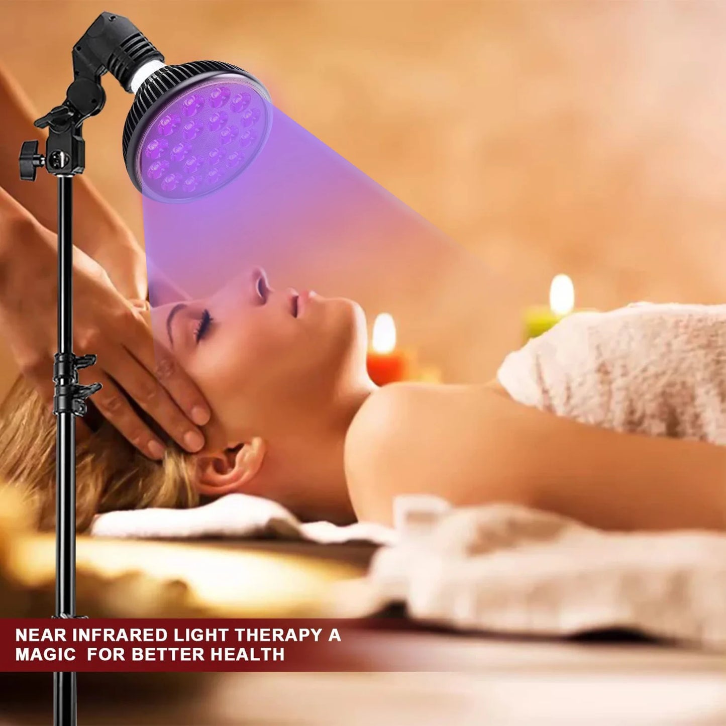 Tanning Lamp 460 Nm Sun Light Skin Tanning Tripod 54W