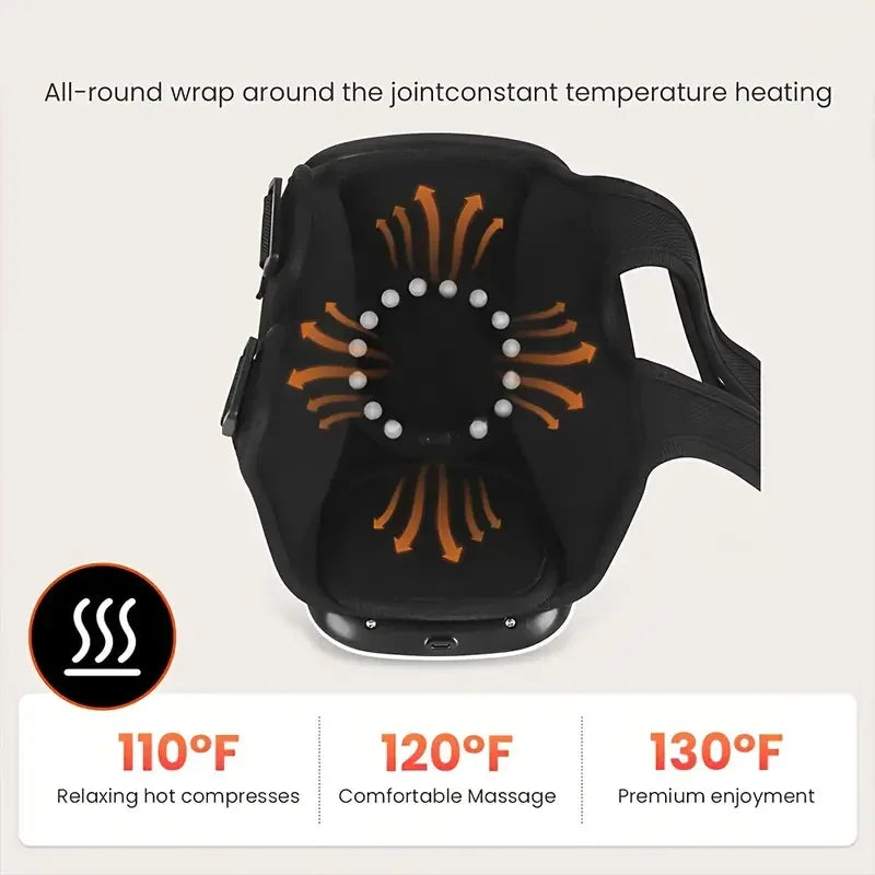 OpeningSmile Cordless Knee Massager With Heat And LED Screen
