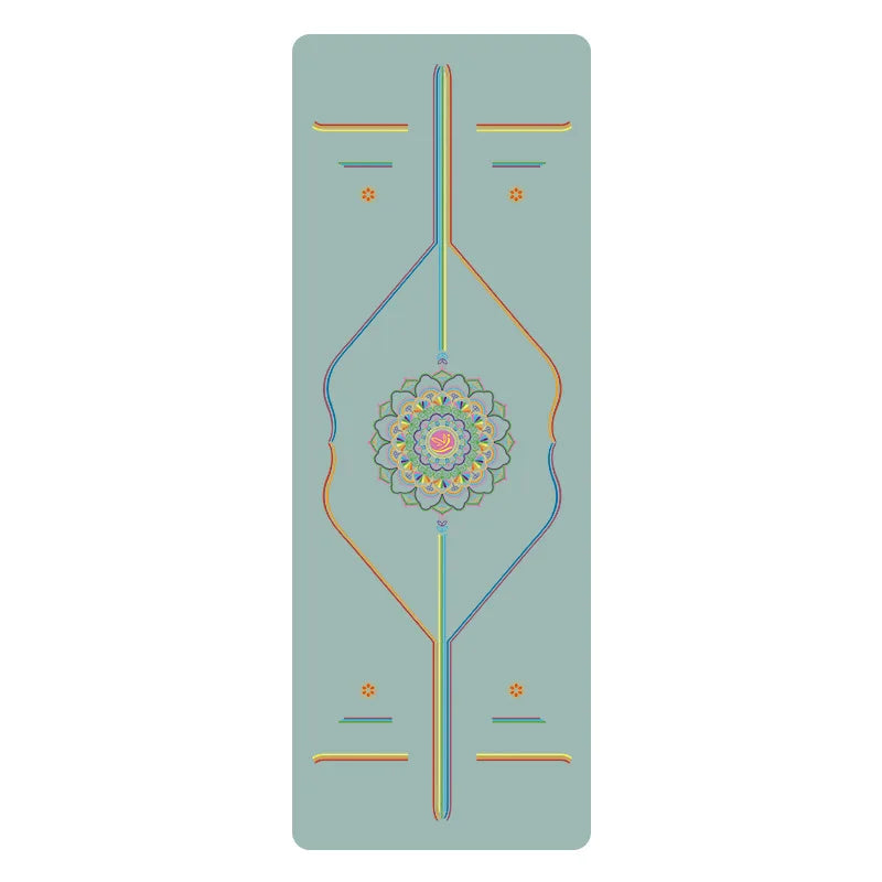 Natural Rubber Yoga Mat Providing Comfortable Cushioning for Regular Exercises