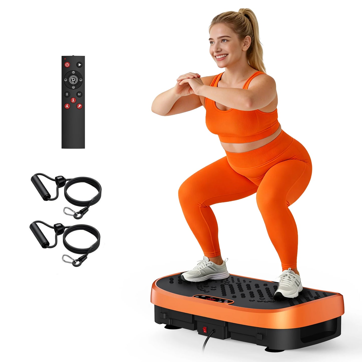 Vibration Plate Fat Burning Machine 120 Speed Levels 330lbs Capacity