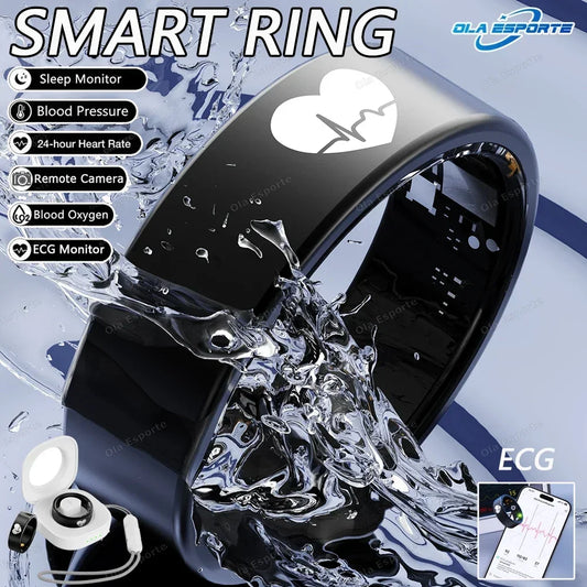 Oranka QINO R30 ECG Smart Ring Blood Pressure Sleep Monitoring