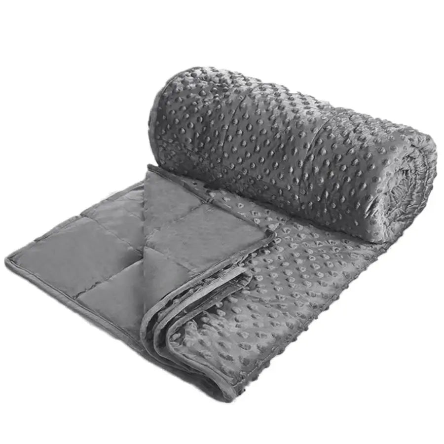 Reversible Weighted Blanket For All Season Luxury Velvet
