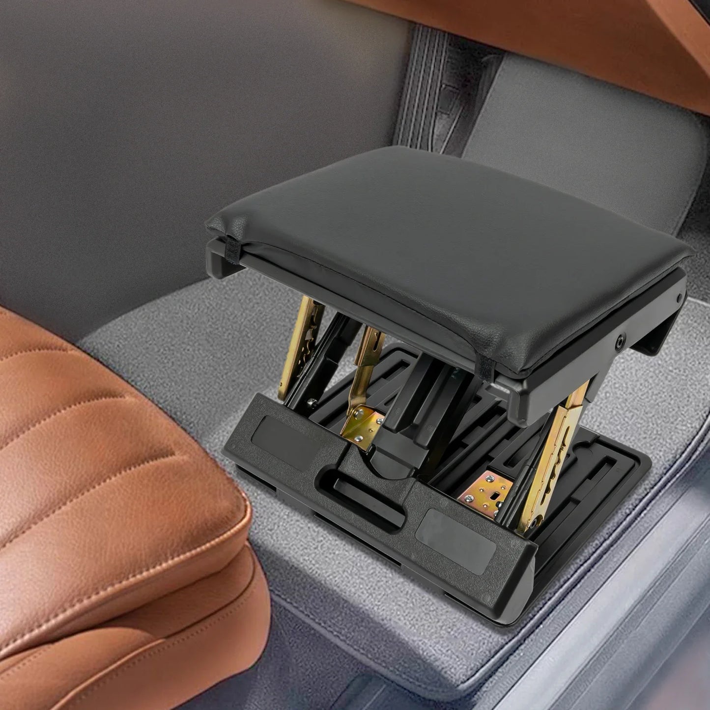 Bymaocar Ergonomic Foldable Footrest With Adjustable Angle Under Desk