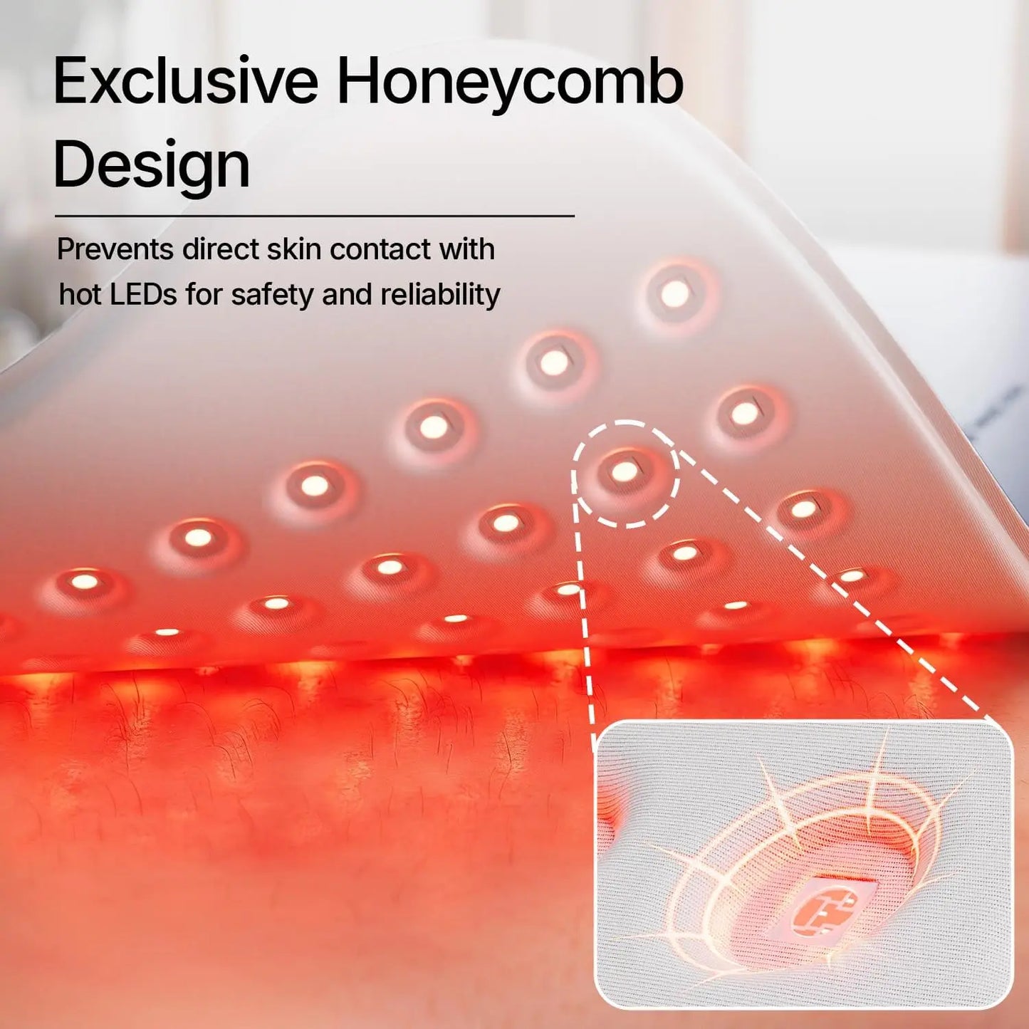 Hello Face LED Light Therapy Mat 660nm 850nm Near Infrared