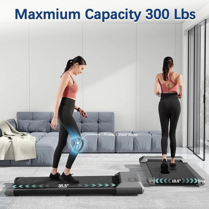 Superun 2in1 Treadmill For Home Walking Running Fitness Machine