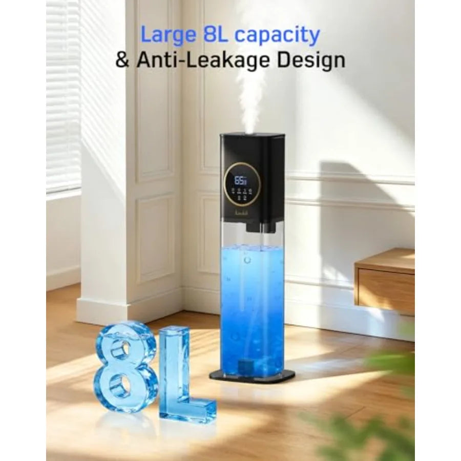 Large Room Top Fill Humidifier Night Light Essential Oil Diffuser