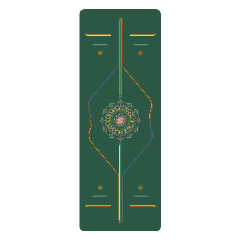 Natural Rubber Yoga Mat Providing Comfortable Cushioning for Regular Exercises