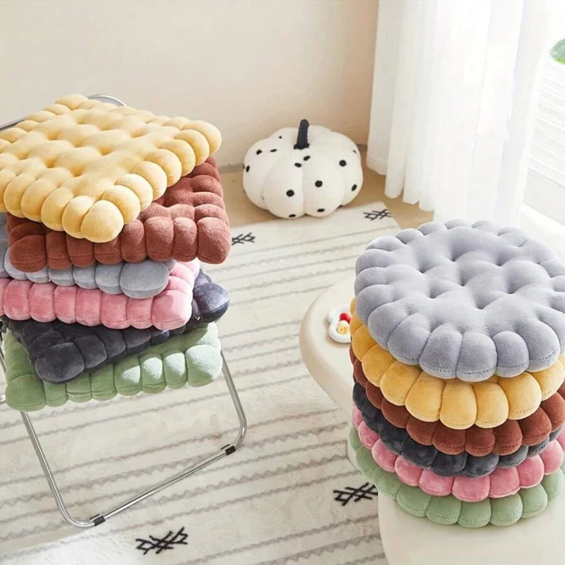 Circular Biscuit Meditation Cotton Floor Cushion Pillow