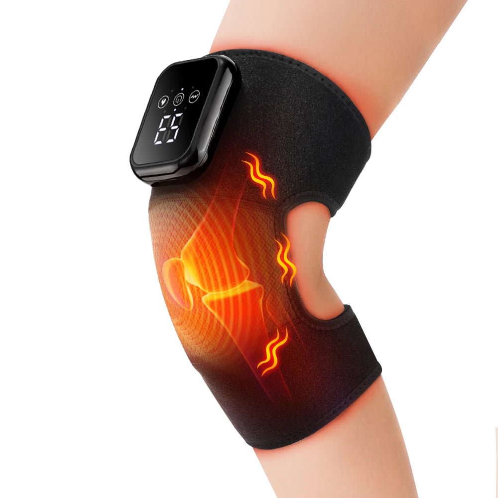 Afdeal Electric Heated Knee Massage Pad With Vibration Therapy