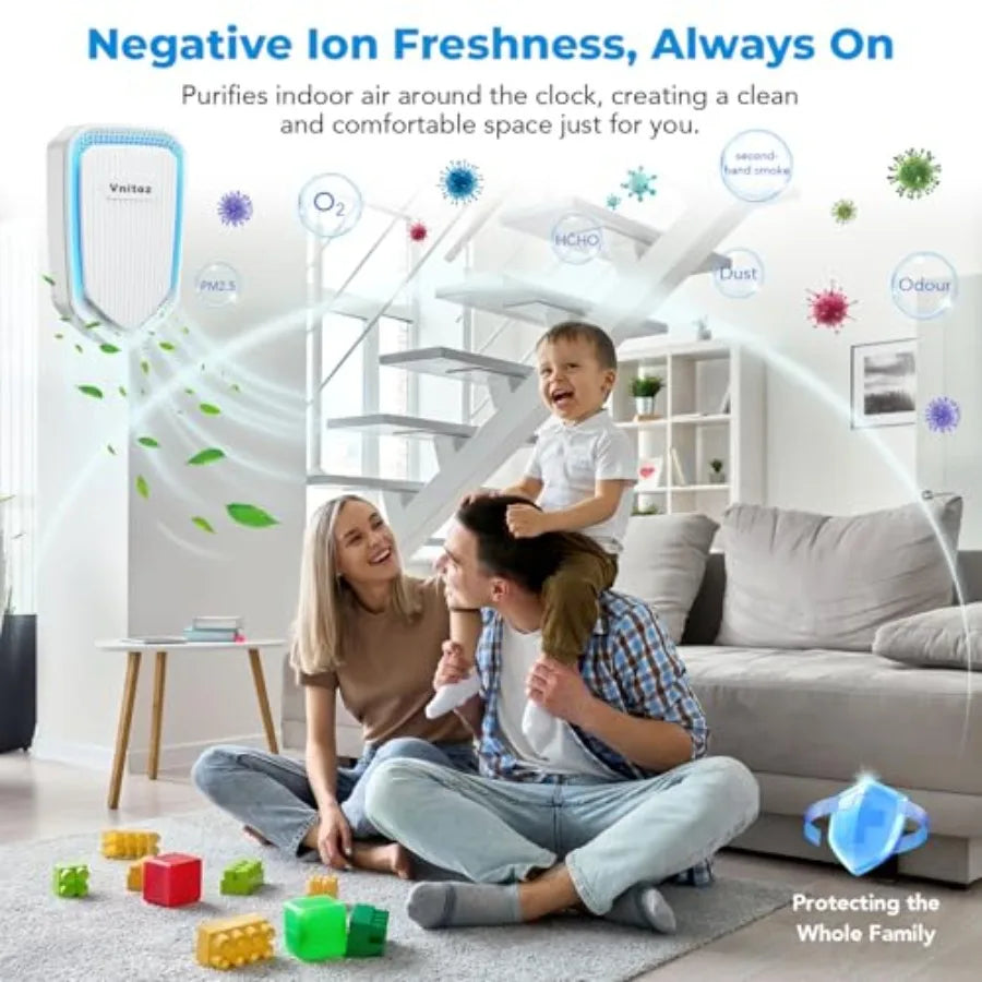 Air Ionizers Plug In Negative Ion Air Purifier Portable Mini For Home