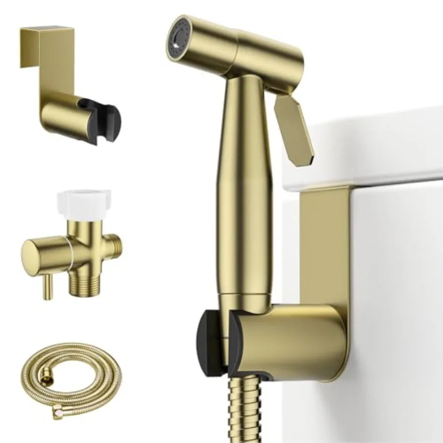 Handheld Bidet Sprayer Stainless Steel For Toilet Adjustable Water Pressure