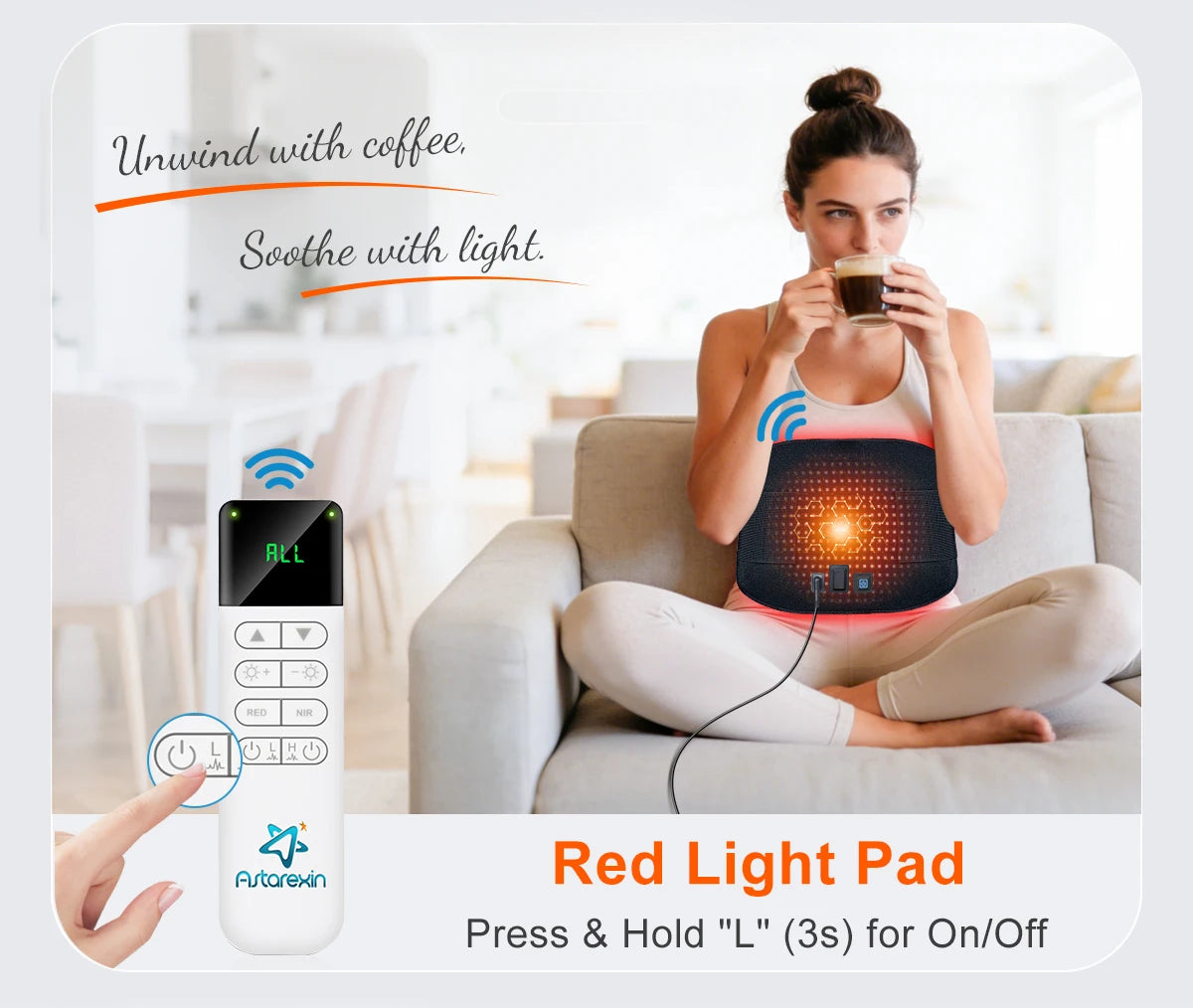 Astarexin 432 Led Red Light Therapy Panel Face Body