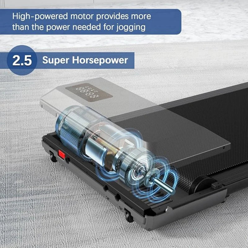 Superun 2in1 Treadmill For Home Walking Running Fitness Machine