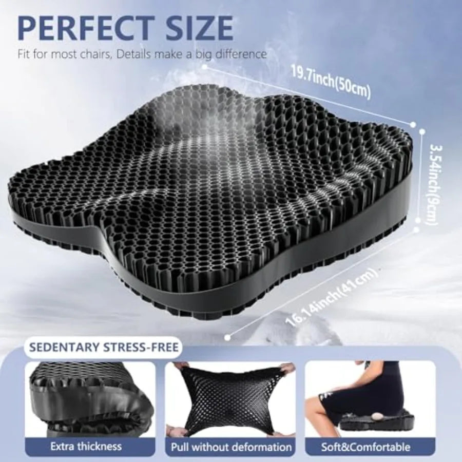 Thickened Cooling Gel Seat Cushion For Office Chair