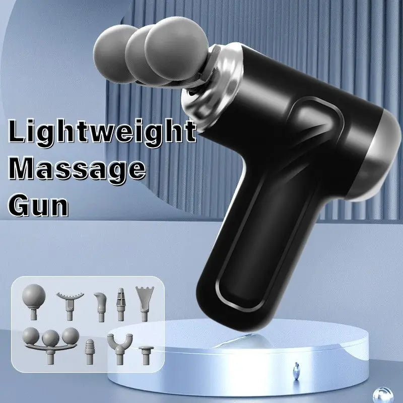 Triple Mini Fascia Gun Six Modes for Full Body Relief