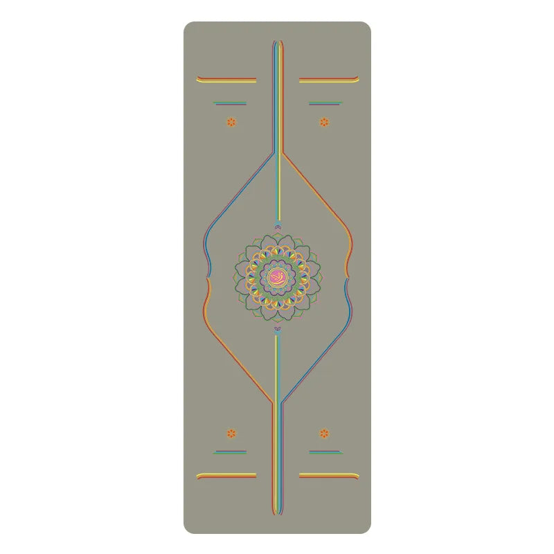 Natural Rubber Yoga Mat Providing Comfortable Cushioning for Regular Exercises