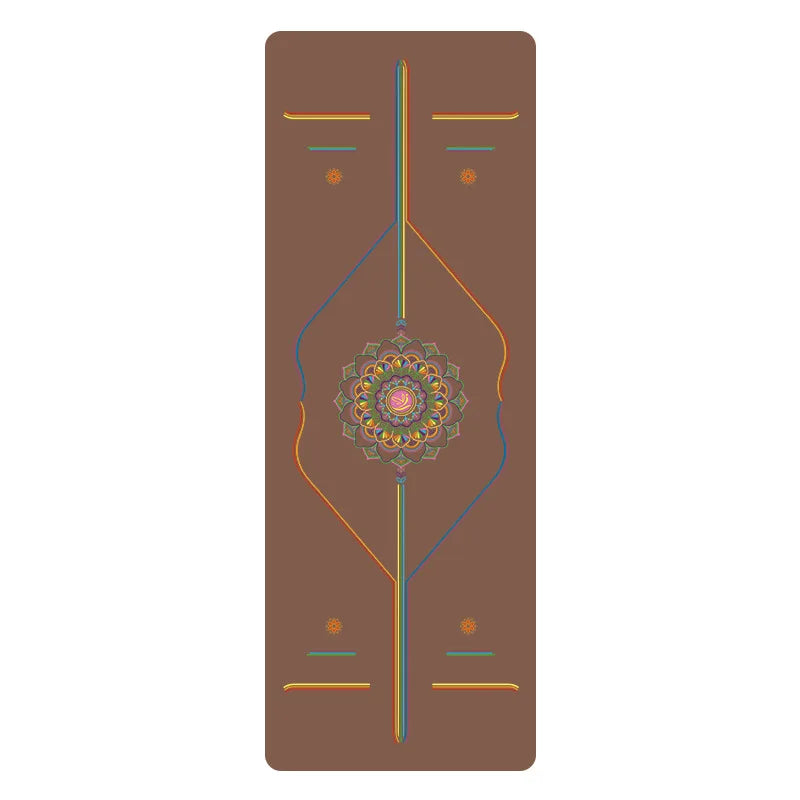 Natural Rubber Yoga Mat Providing Comfortable Cushioning for Regular Exercises