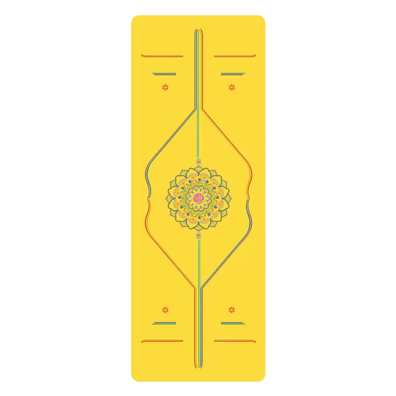 Natural Rubber Yoga Mat Providing Comfortable Cushioning for Regular Exercises